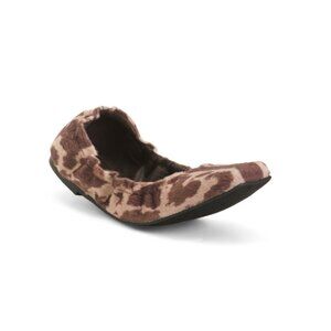 WEWOREWHAT Brown Multi Ballet Flats